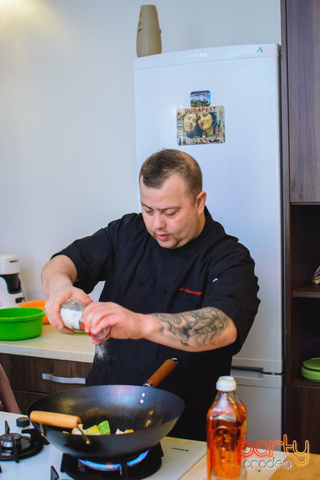 Curs de Gătit cu Chef Tiberius, Centrul de Artă Culinară  Oradea