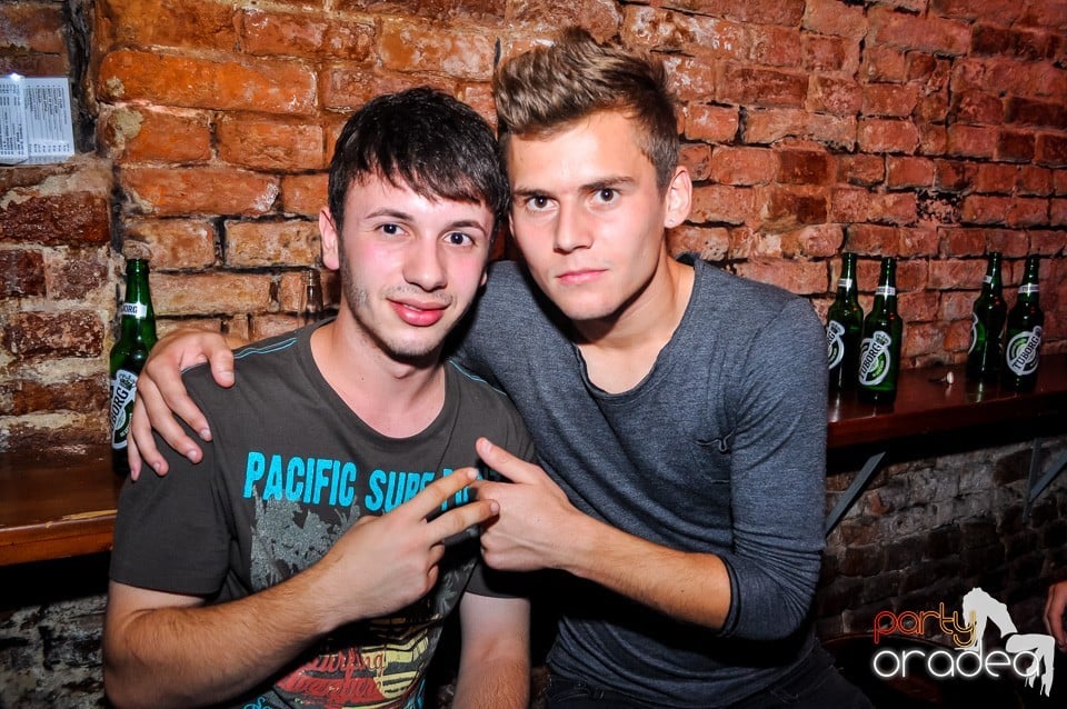 Friday night clubbing, 