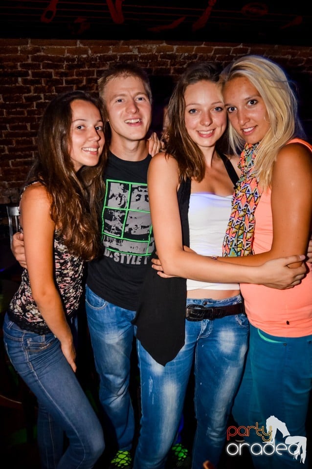 Friday night clubbing, 