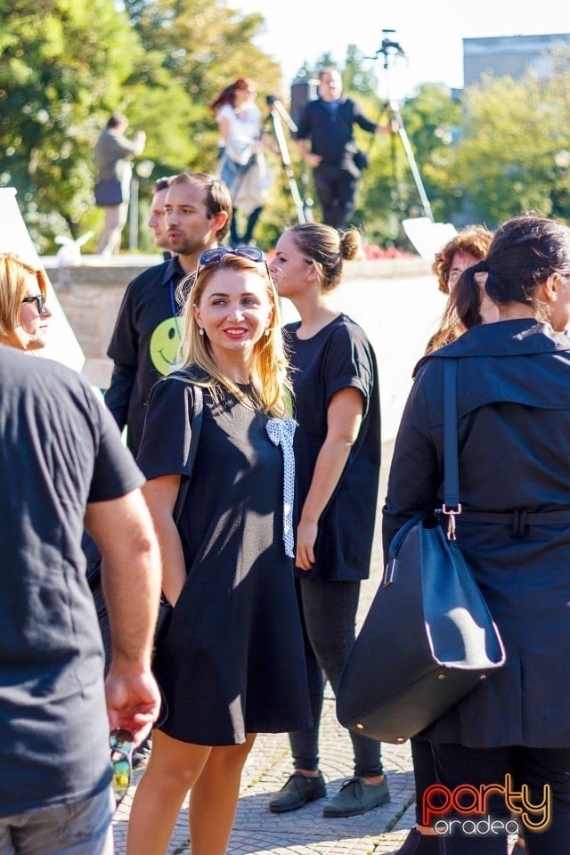 Aleg să zâmbesc! - cel mai mare Smiley uman din România, Oradea