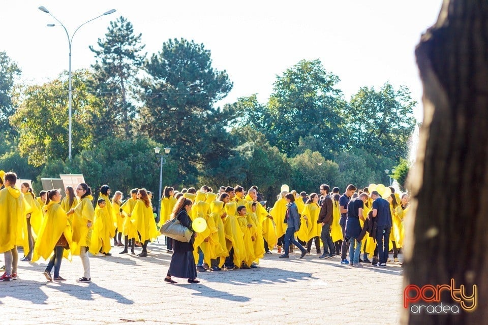 Aleg să zâmbesc! - cel mai mare Smiley uman din România, Oradea