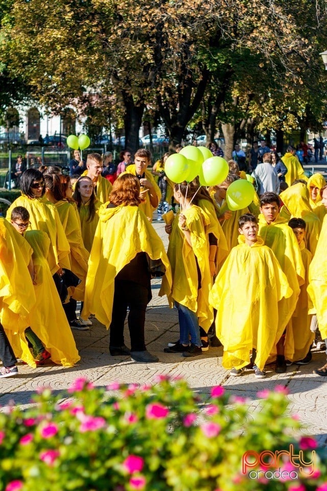 Aleg să zâmbesc! - cel mai mare Smiley uman din România, Oradea