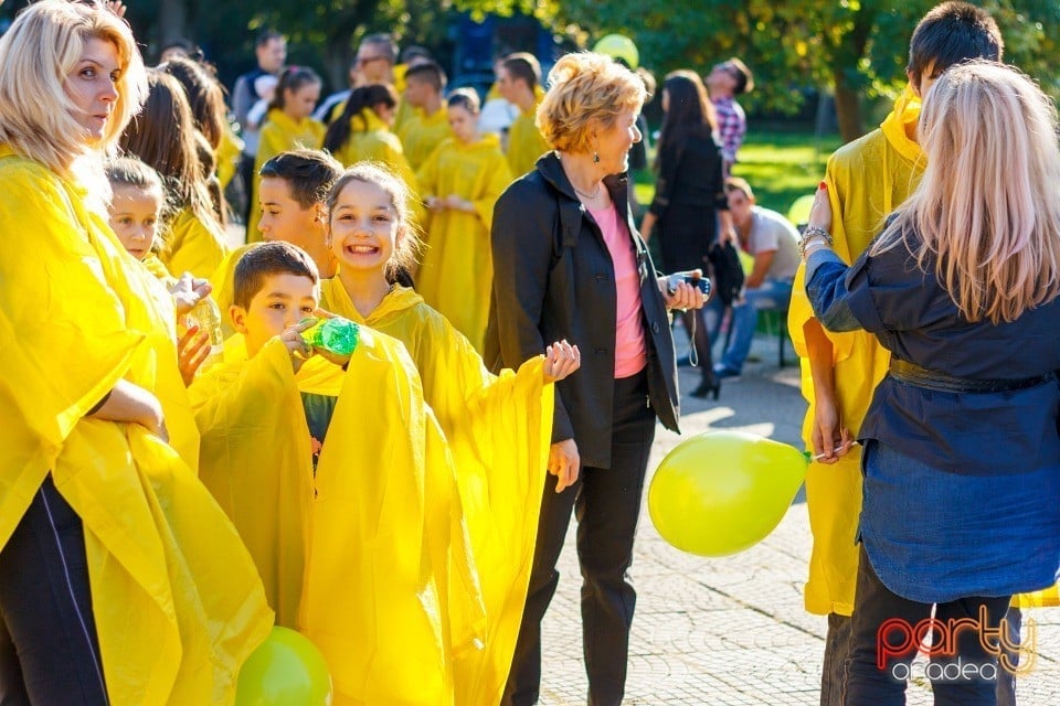 Aleg să zâmbesc! - cel mai mare Smiley uman din România, Oradea