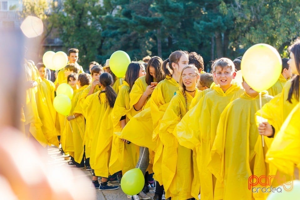 Aleg să zâmbesc! - cel mai mare Smiley uman din România, Oradea