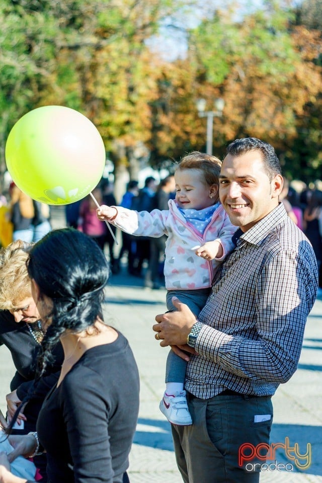 Aleg să zâmbesc! - cel mai mare Smiley uman din România, Oradea