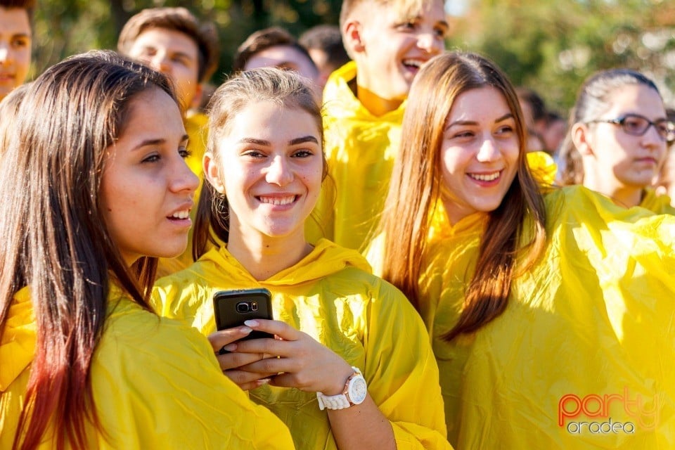 Aleg să zâmbesc! - cel mai mare Smiley uman din România, Oradea