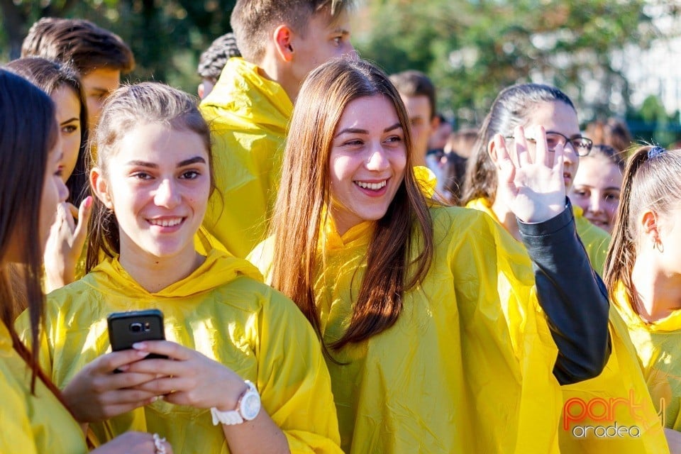 Aleg să zâmbesc! - cel mai mare Smiley uman din România, Oradea