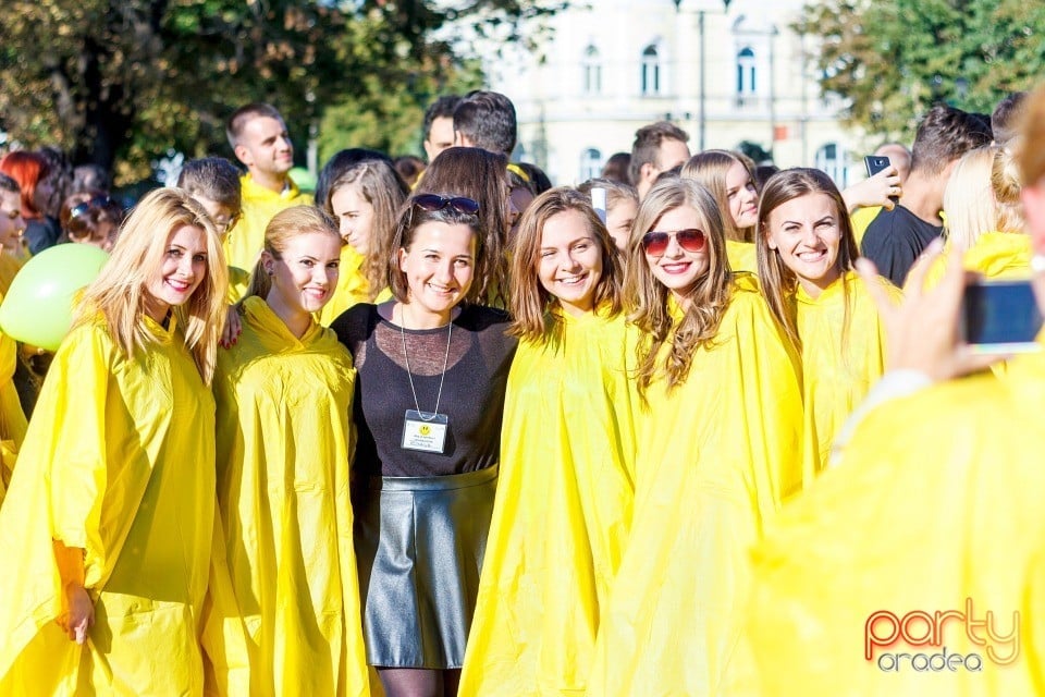 Aleg să zâmbesc! - cel mai mare Smiley uman din România, Oradea