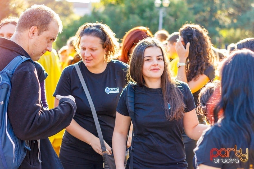 Aleg să zâmbesc! - cel mai mare Smiley uman din România, Oradea
