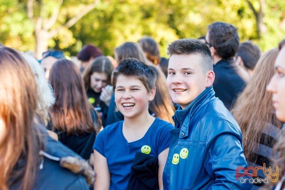 Aleg să zâmbesc! - cel mai mare Smiley uman din România, Oradea