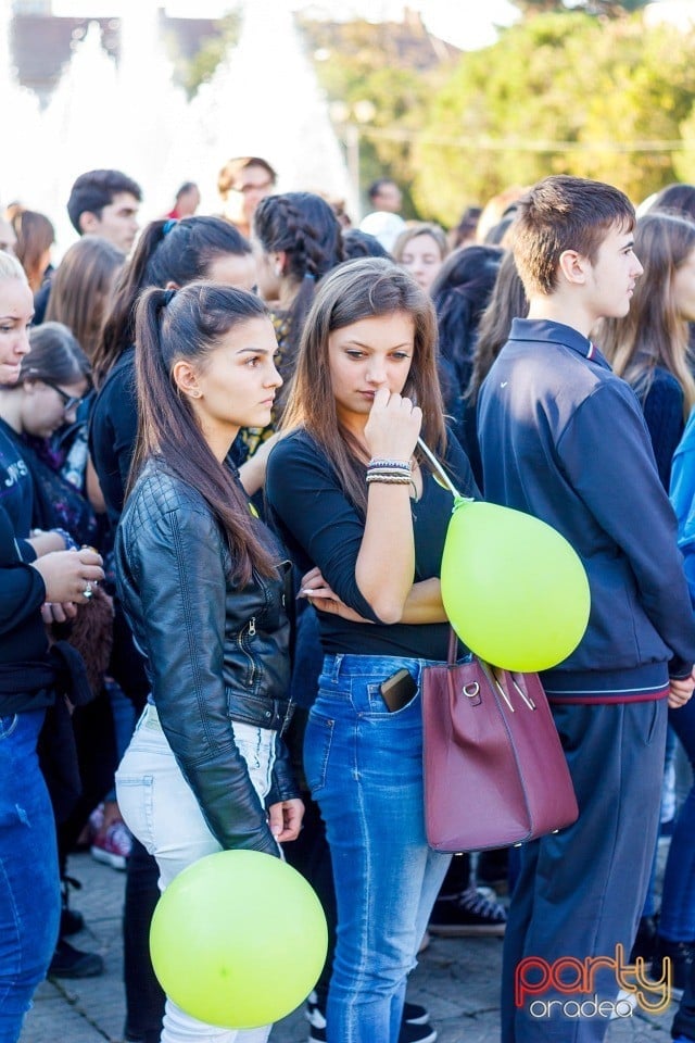 Aleg să zâmbesc! - cel mai mare Smiley uman din România, Oradea
