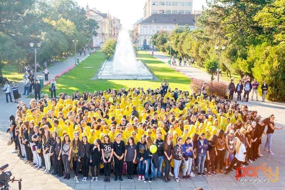 Aleg să zâmbesc! - cel mai mare Smiley uman din România, Oradea