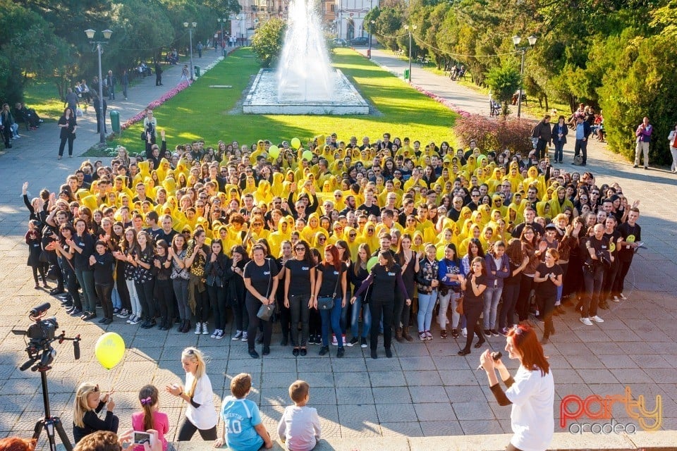 Aleg să zâmbesc! - cel mai mare Smiley uman din România, Oradea