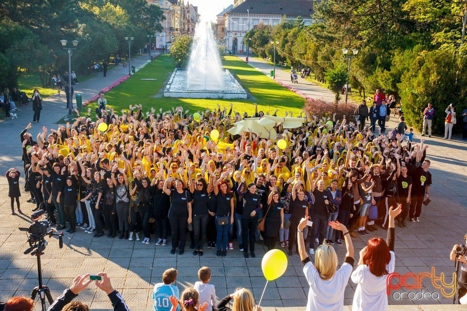 Aleg să zâmbesc! - cel mai mare Smiley uman din România, Oradea