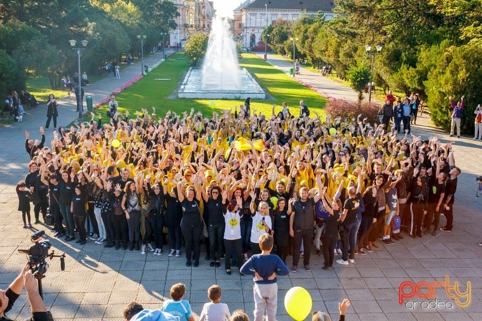 Aleg să zâmbesc! - cel mai mare Smiley uman din România, Oradea