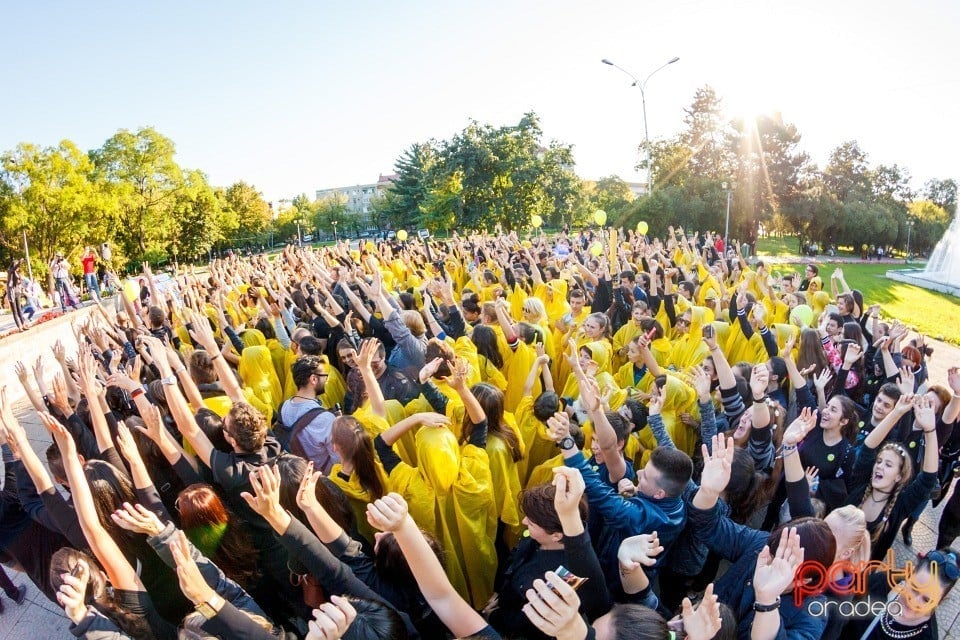Aleg să zâmbesc! - cel mai mare Smiley uman din România, Oradea