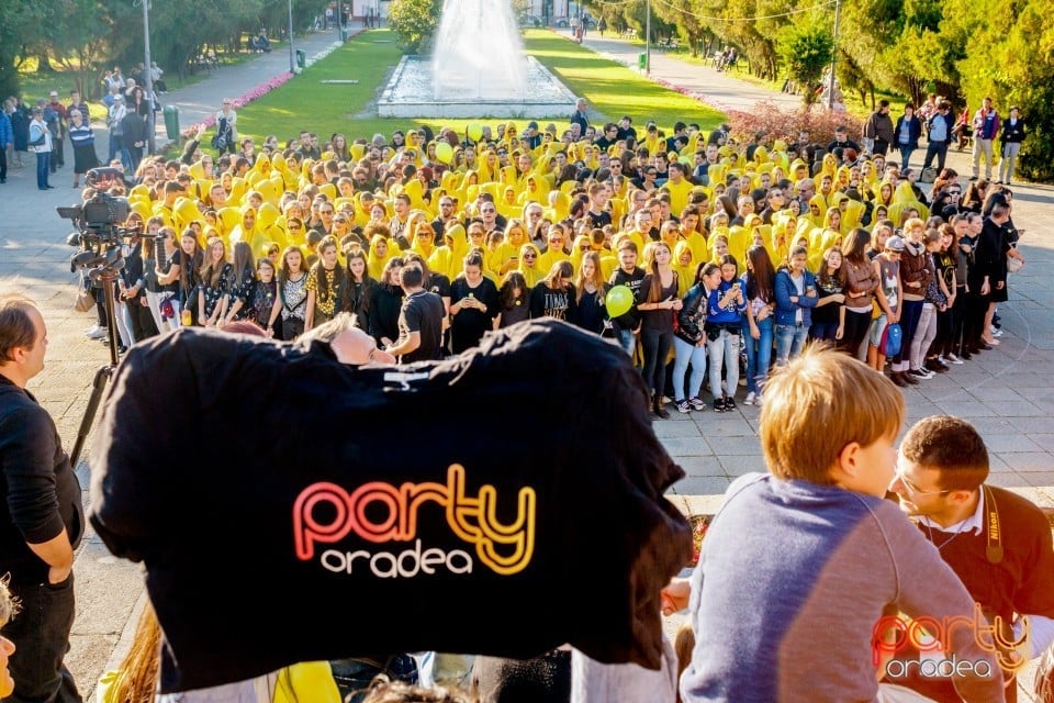 Aleg să zâmbesc! - cel mai mare Smiley uman din România, Oradea