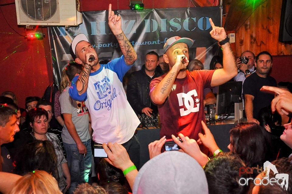 Majka & Curtis în Disco Faház, 