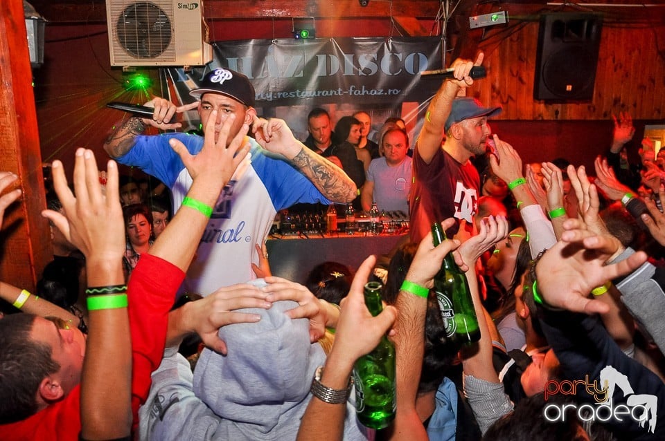 Majka & Curtis în Disco Faház, 