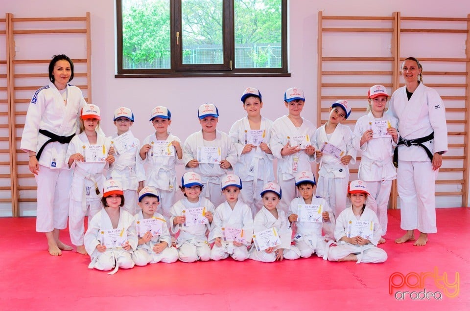 Micii judoka la Examen de Mon,
