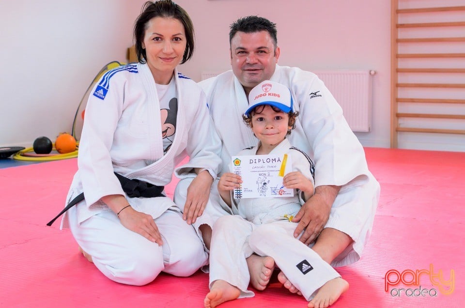 Micii judoka la Examen de Mon,