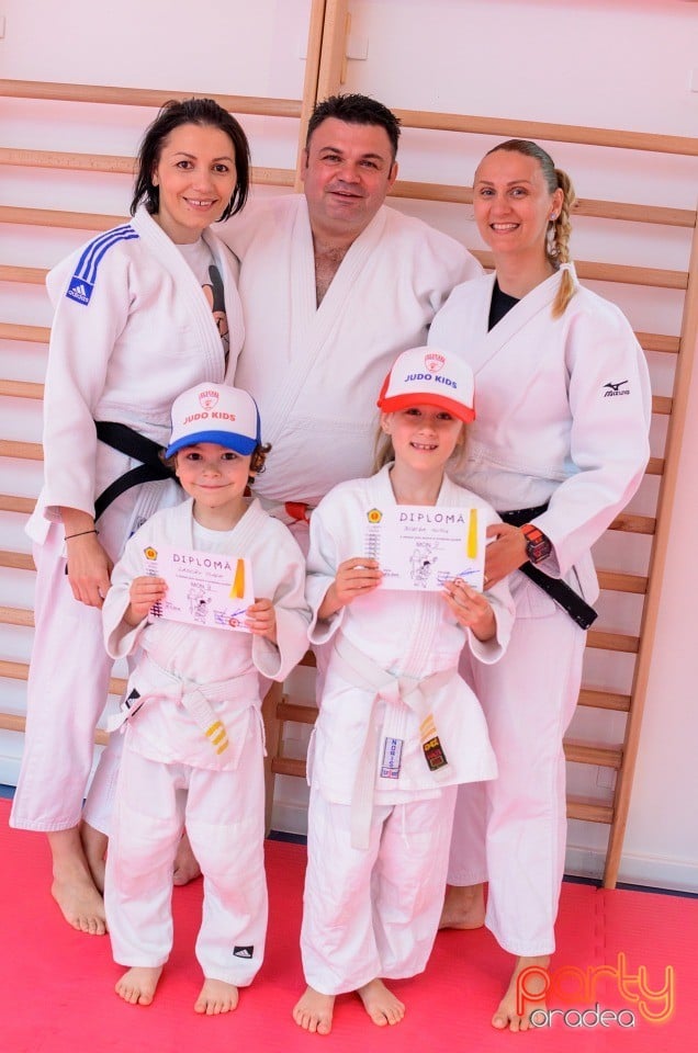Micii judoka la Examen de Mon,