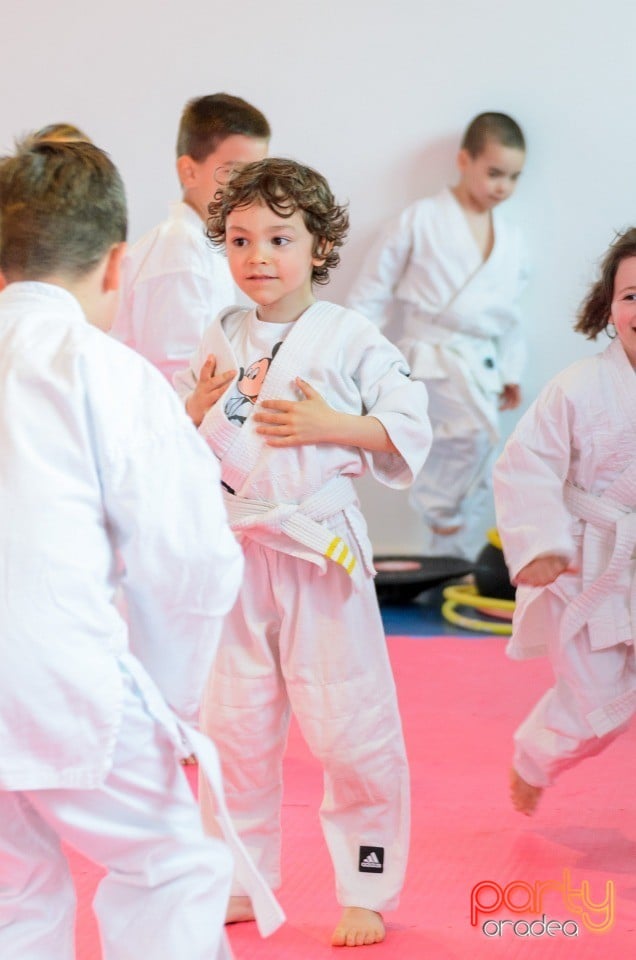 Micii judoka la Examen de Mon,