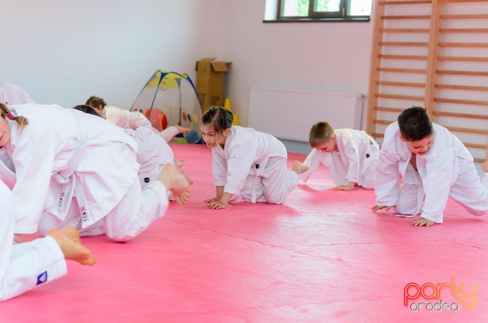 Micii judoka la Examen de Mon,