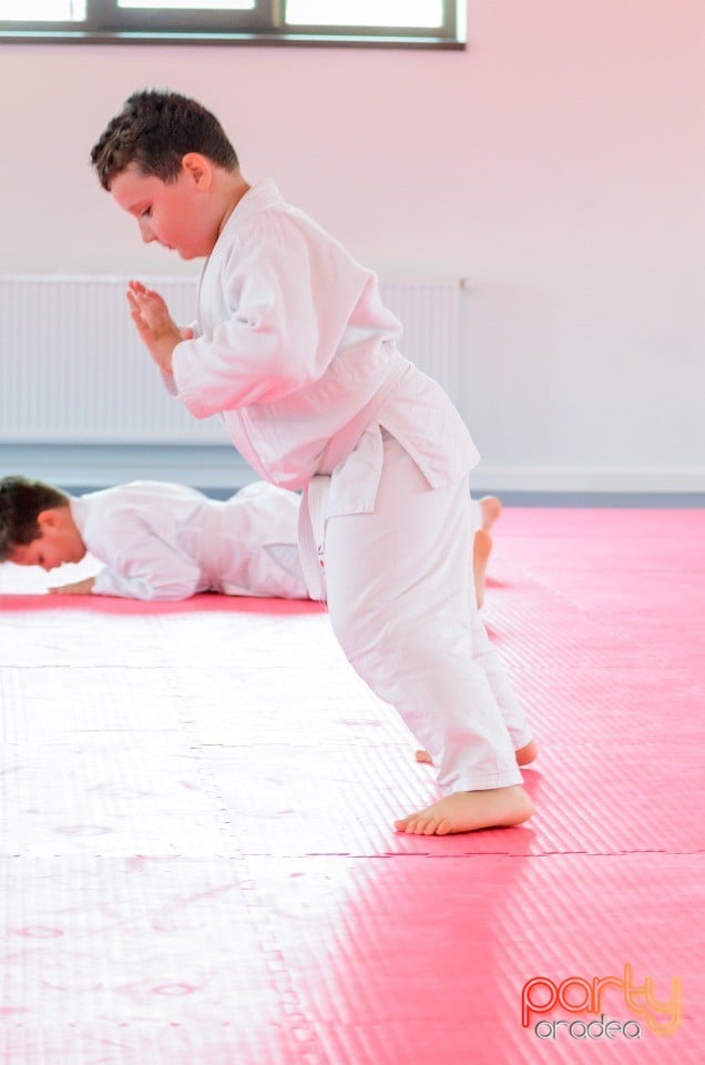 Micii judoka la Examen de Mon,