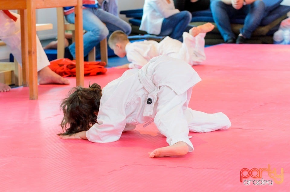 Micii judoka la Examen de Mon,