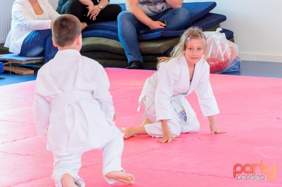 Micii judoka la Examen de Mon,