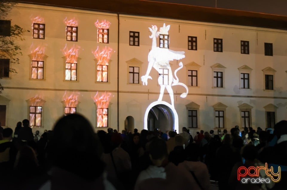 Spectacol de proiecţie 3D, Cetatea Oradea