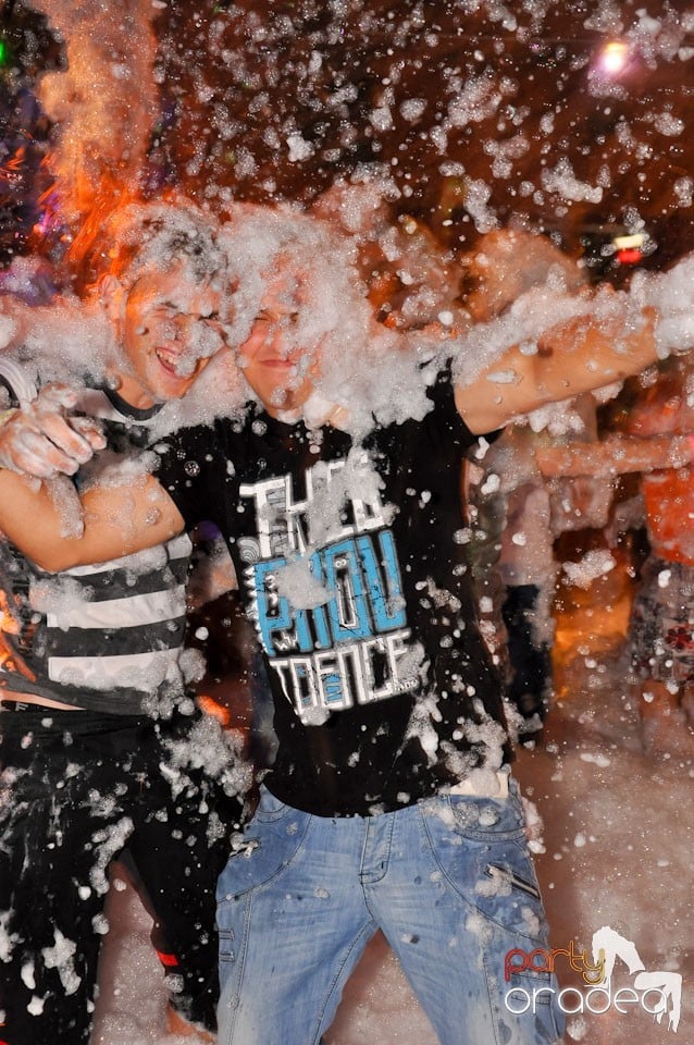 Spumă party în Disco Faház, 