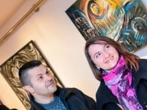Vernisaj expoziţie "Mult negru puţin alb"